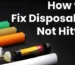 brand new disposable vape not working